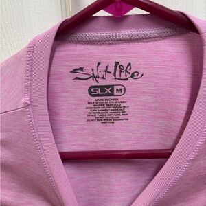 Salt Life Light Pink V-Neck Tee